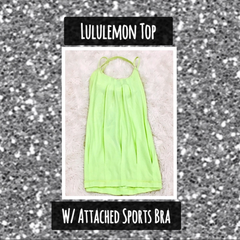 Neon Yellow Lululemon Tank